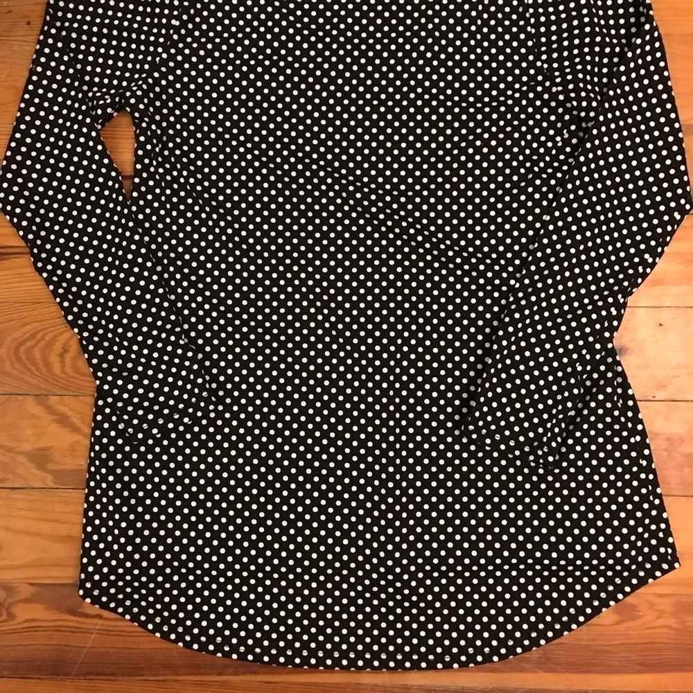 👚 GUC Lularoe Polka Dot Long Sleeve T-shirt - Picture 4 of 5